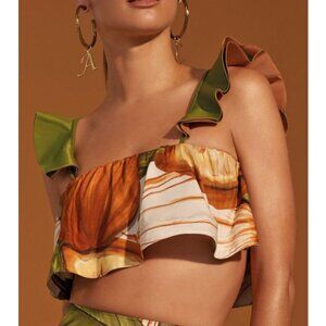 agua de coco swimwear top - XS